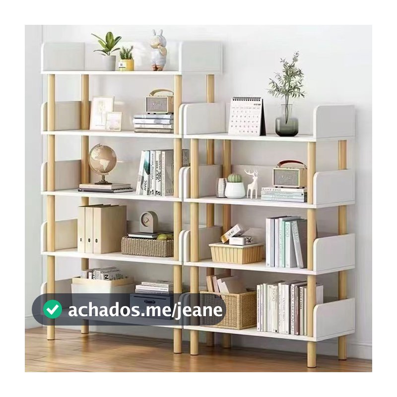 Estante Organizador Livreiro Prateleira Para Sala Quarto Escritório Estante Organizadora Snacks, Cozinha e Casa