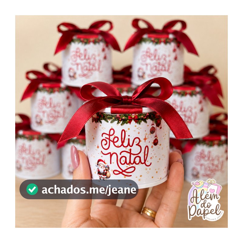 Kit Tubolatas personalizadas  Feliz Natal / Lembrancinha de Natal / Presente de Natal