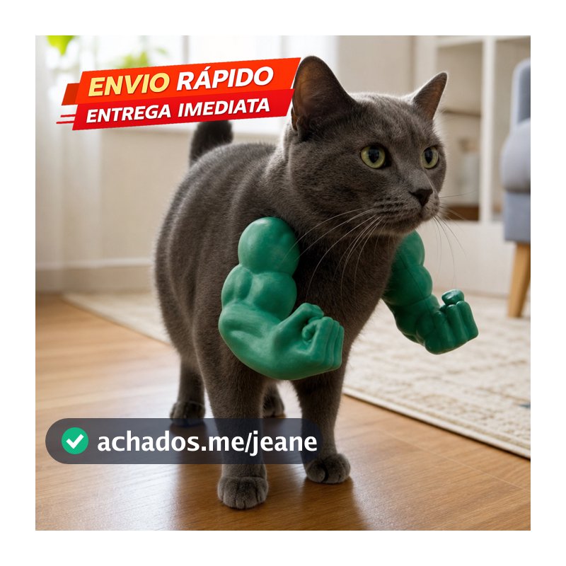 Bracos Musculosos Gato Fantasia Para Gatos Divertida Com Material Leve Para Fotos Reels E Presente Pet