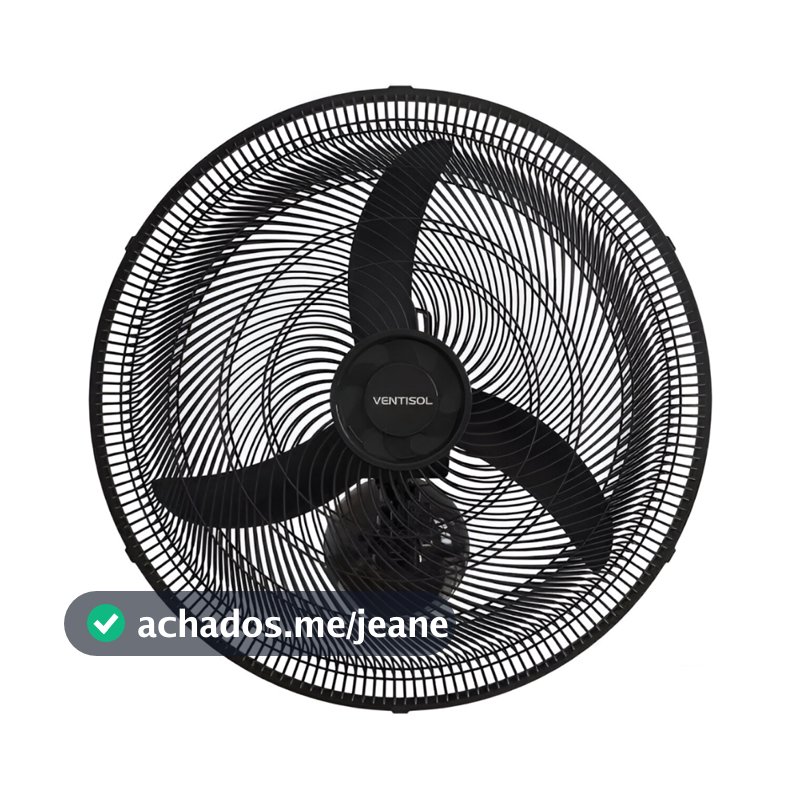 Ventilador De Parede 50 Cm Ventisol Oscilante New 127V