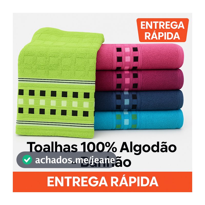 Kit Toalha de Banho Banhão 100% Algodão 180cm x 80cm Moda Praia Nalil Banhão Gigante Grande e Grossa