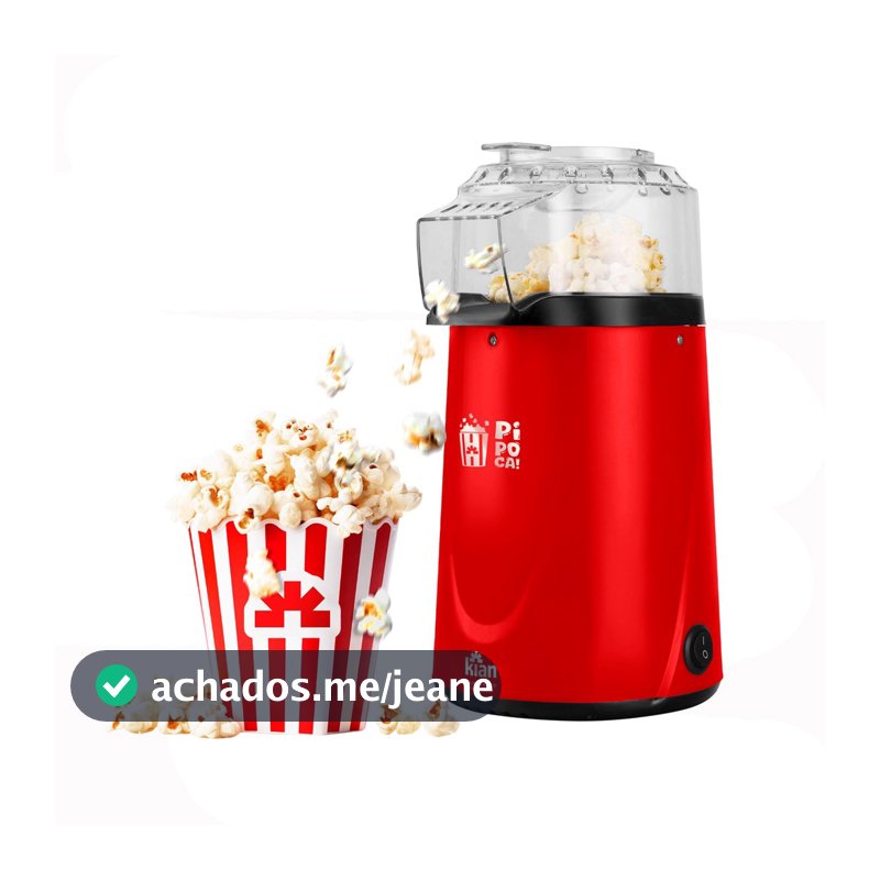 Pipoqueira Elétrica 1200W Vermelha POP01 - Kian