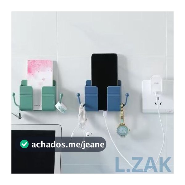 KIT 2 , 5 Caixa de Armazenamento Multifuncional de Parede com Ganchos