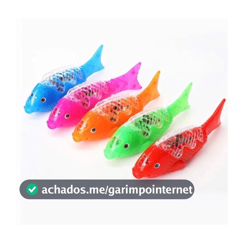 Brinquedo de animal de fazenda com luzes LED e peixe musical