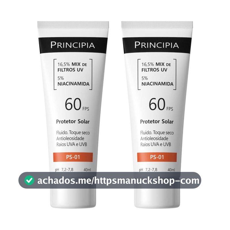 Principia Kit Duo c/ 2 Protetores Solares Faciais - PS-01 FPS 60