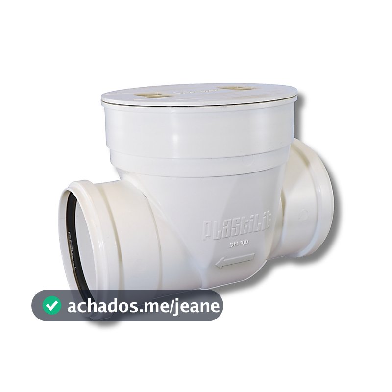 Válvula De Retenção Esgoto 100mm Anti - Retorno Plastilit