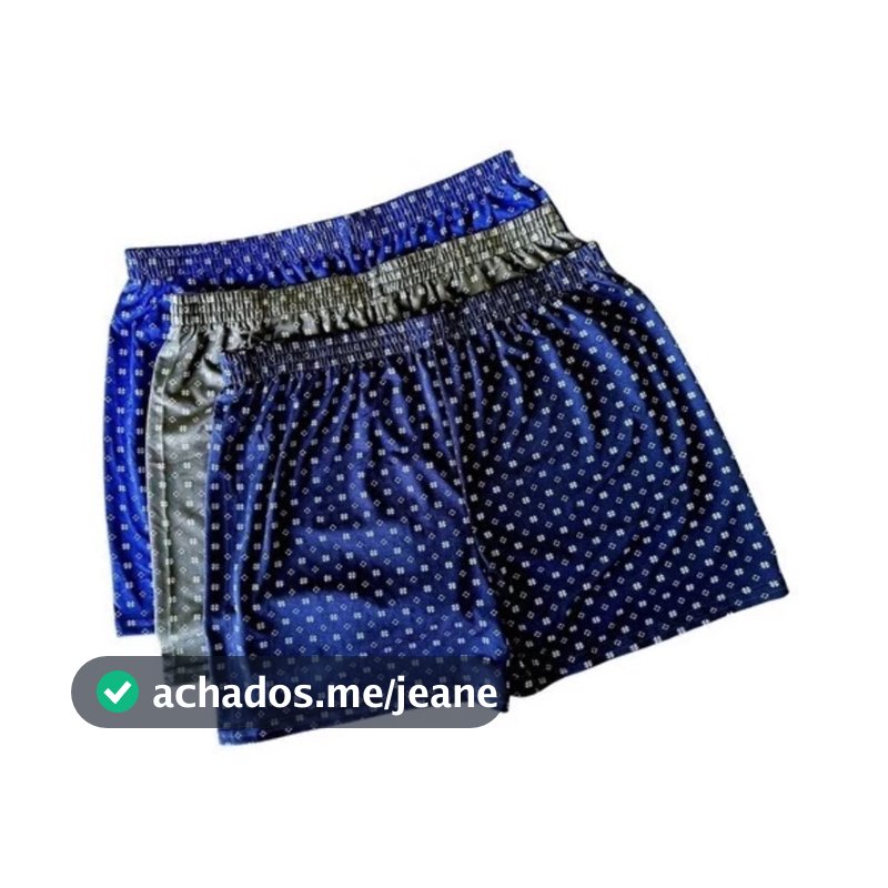 Kit Cueca Samba Canção Masculino Short de Dormir Shortinho Fresquinho e Confortável Pijama Liganeti