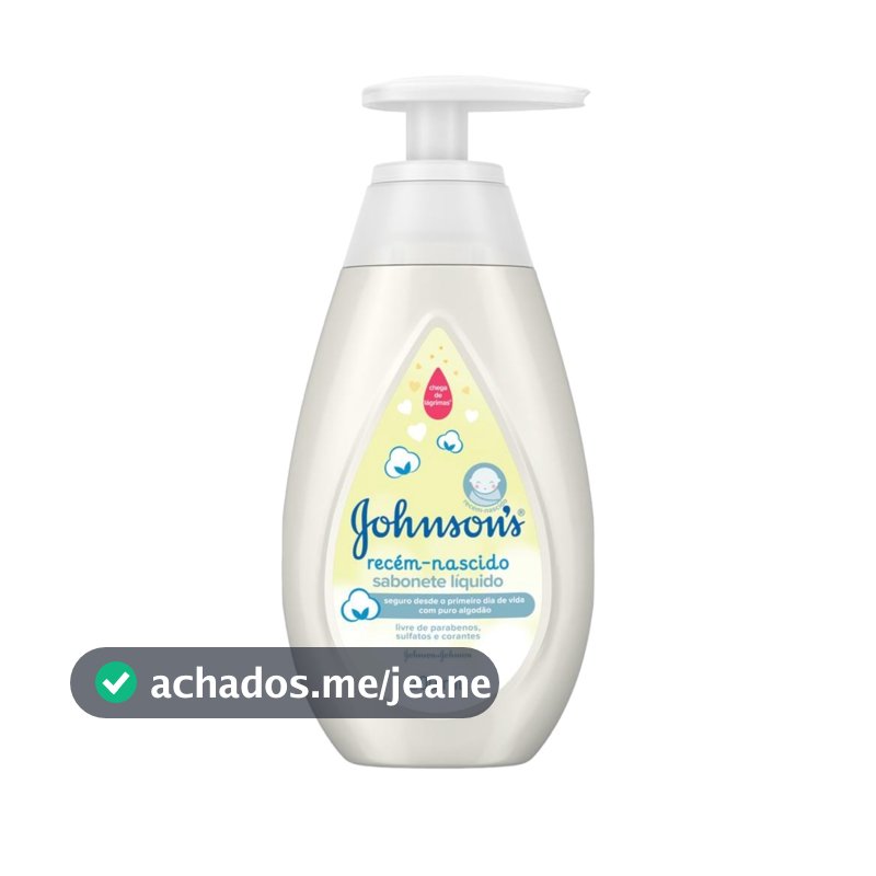 SABONETE LIQUIDO INFANTIL JOHNSONS RECEM NASCIDO 200ML