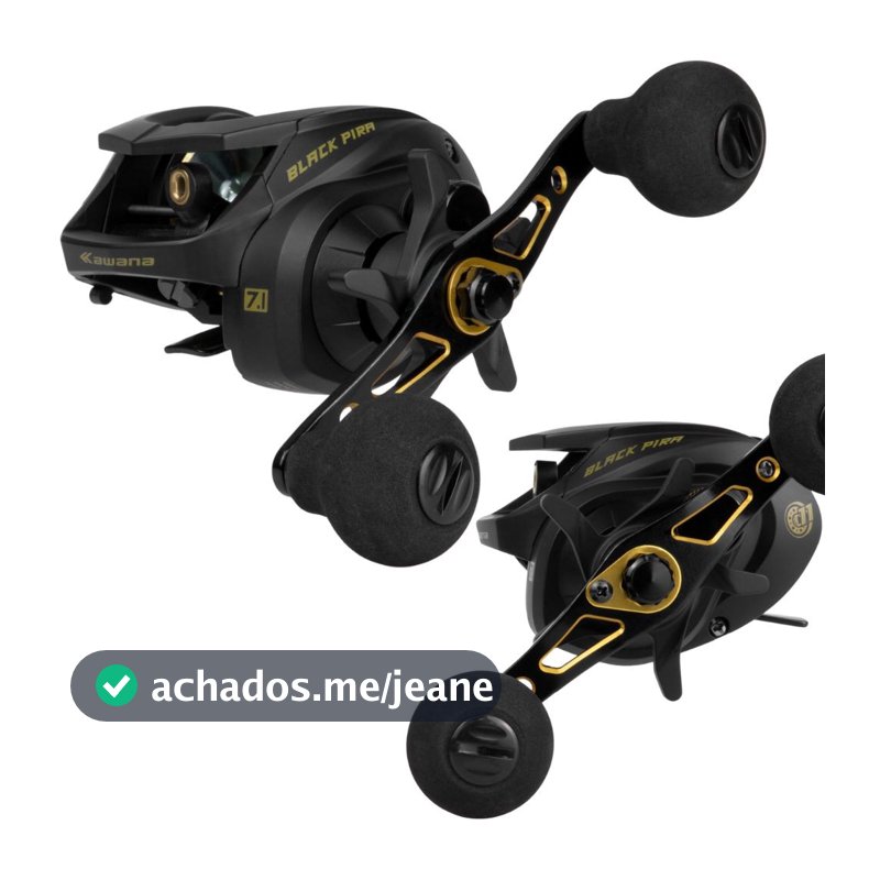 Carretilha Pesqueiro Black Pira 400 11 Rolamentos Drag 18kg