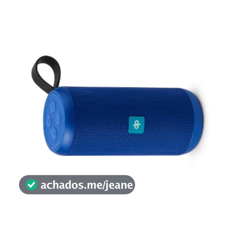 Caixa de Som Wireless SOM8481 Som potente e design moderno