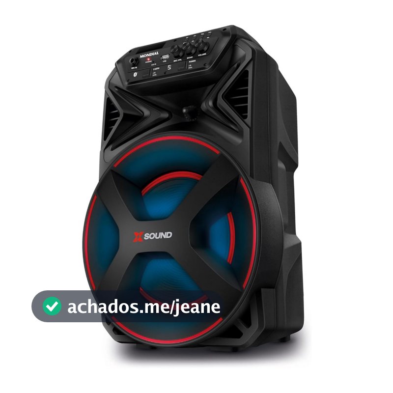 CAIXA DE SOM MONDIAL XSOUD  300W