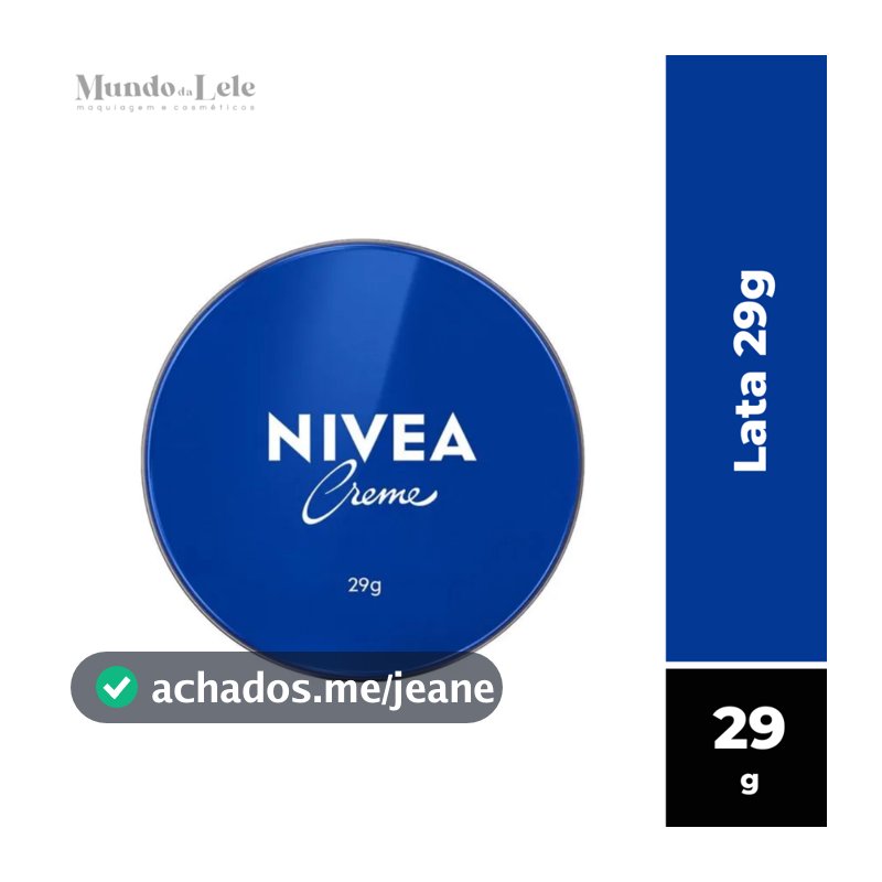 Creme Hidratante Lata Original 29g Nivea - 1 Unidade