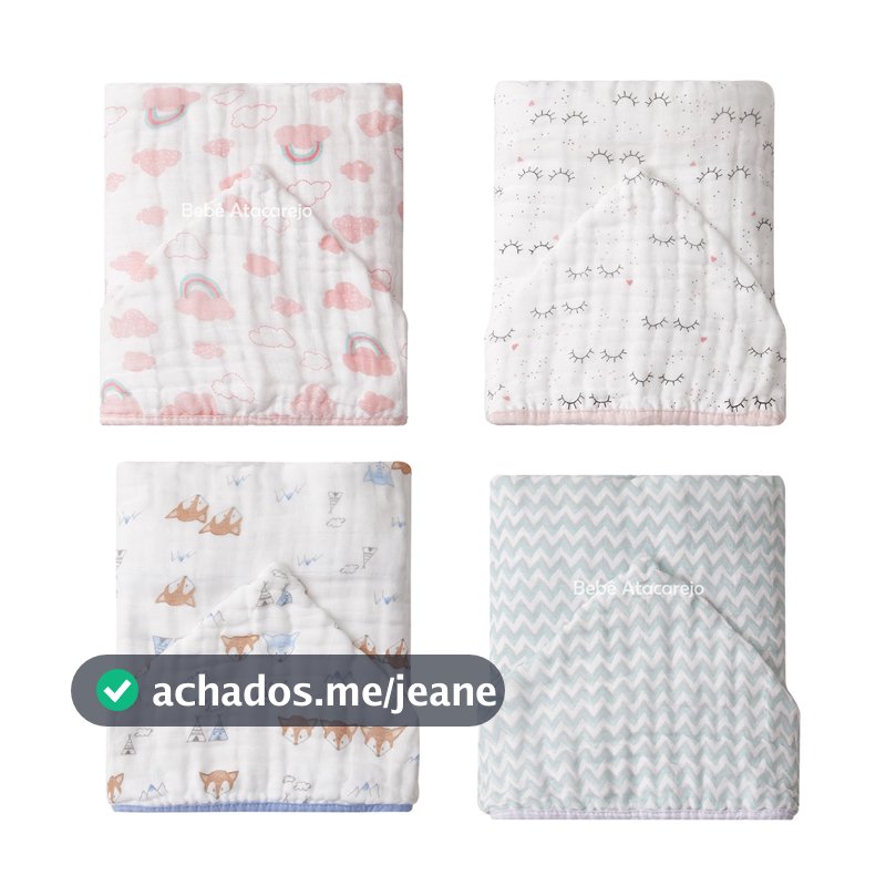 Toalhão De Banho Papi Soft Premium Toalha Fralda Com Capuz Estampada Bebê Infantil Menino