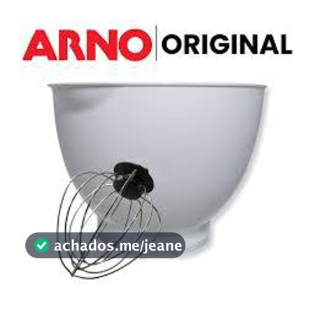 Tigela com batedor leve para batedeira planetaria ARNO ORIGINAL