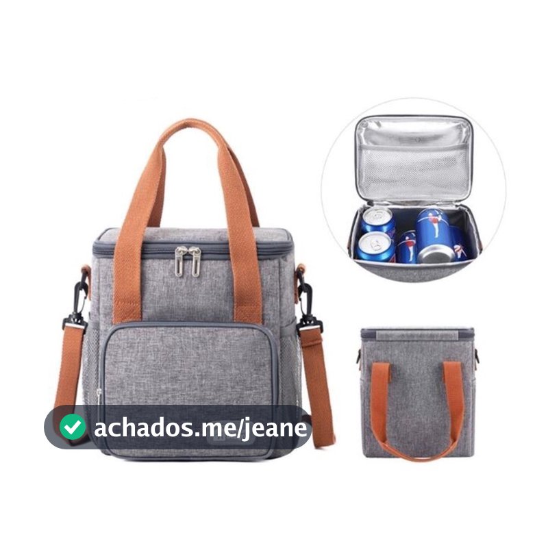 Lancheira Portátil Saco Resfriador De Almoço Térmico Para Piquenique Exterior Isolado À Prova D'água