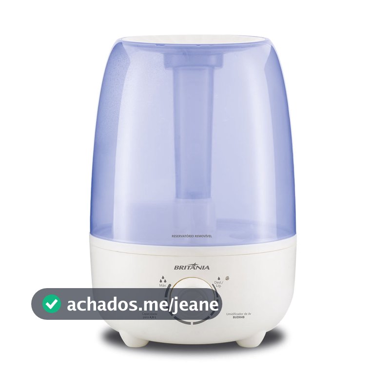 Umidificador Britânia 4,8L BUD04B Desligamento Automático