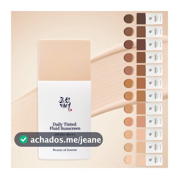 Beauty of Joseon Daily Tinted Fluid Sunscreen 12 Cores 50ml