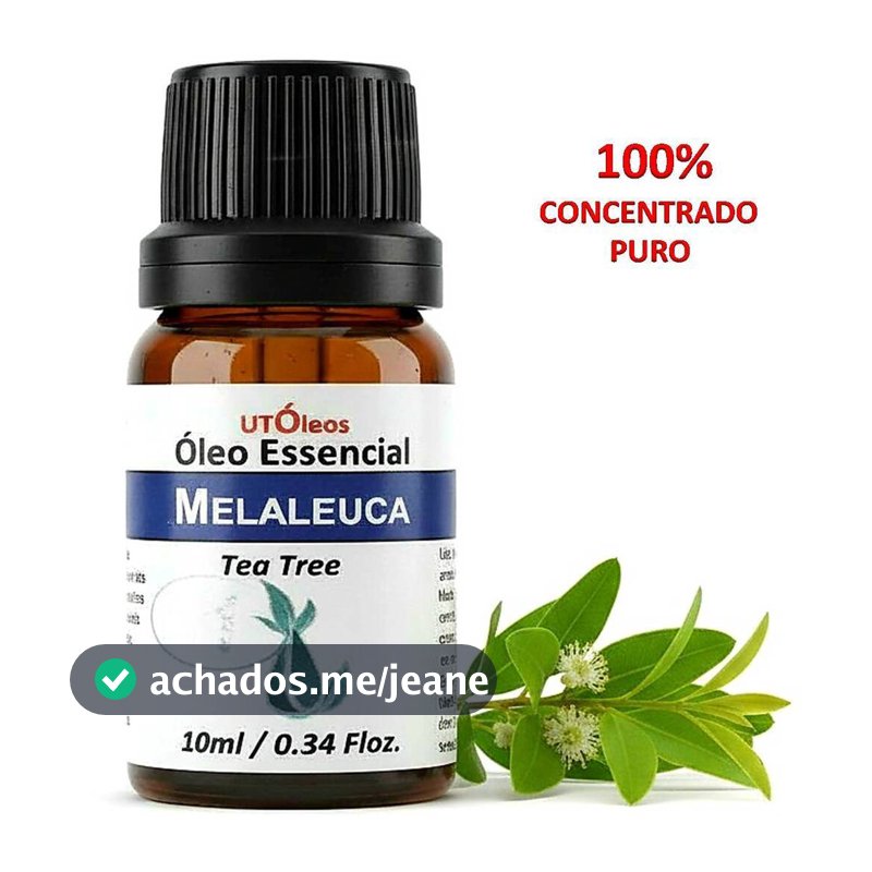 Óleo Essencial De Melaleuca (Tea Tree) 10ml Natural Vegan