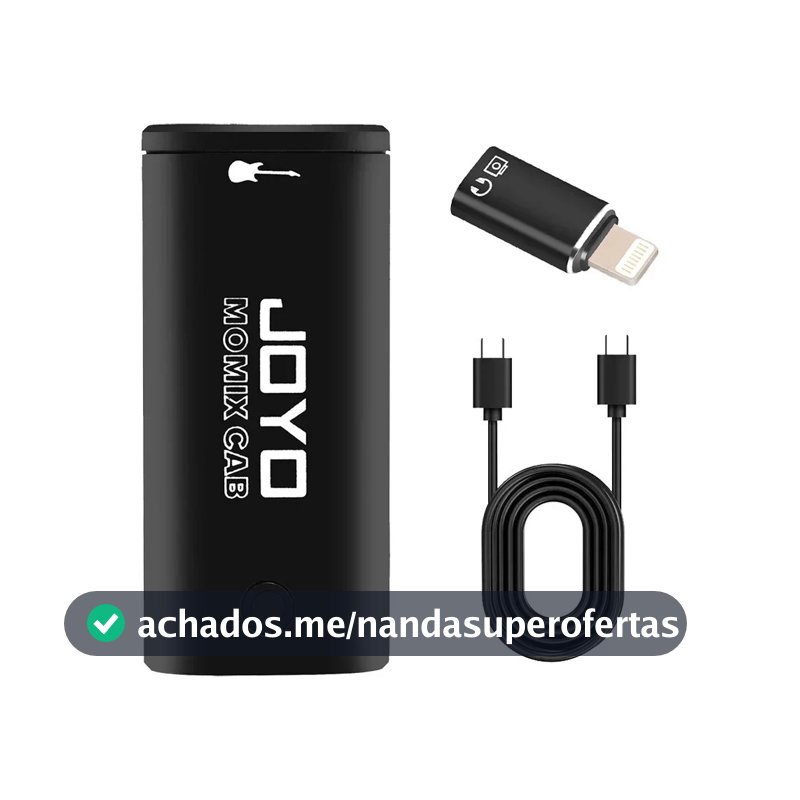JOYO MOMIX CAB Interface De Áudio USB Placa De Som Para Celular PC Guitarra E Gravação