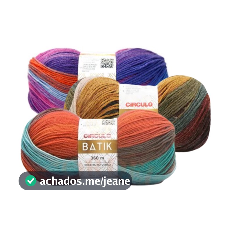 Fio Lã Batik Círculo 100g