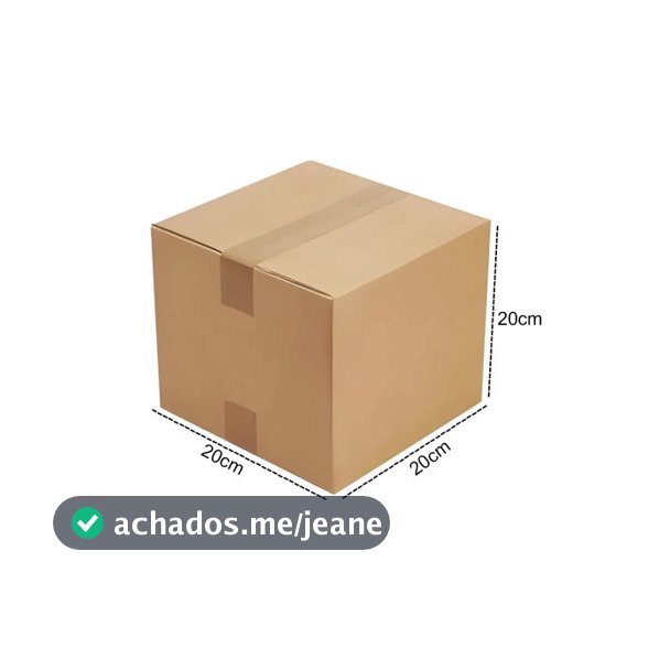 Caixa de Papelão 20x20x20cm Kit 50 unidades