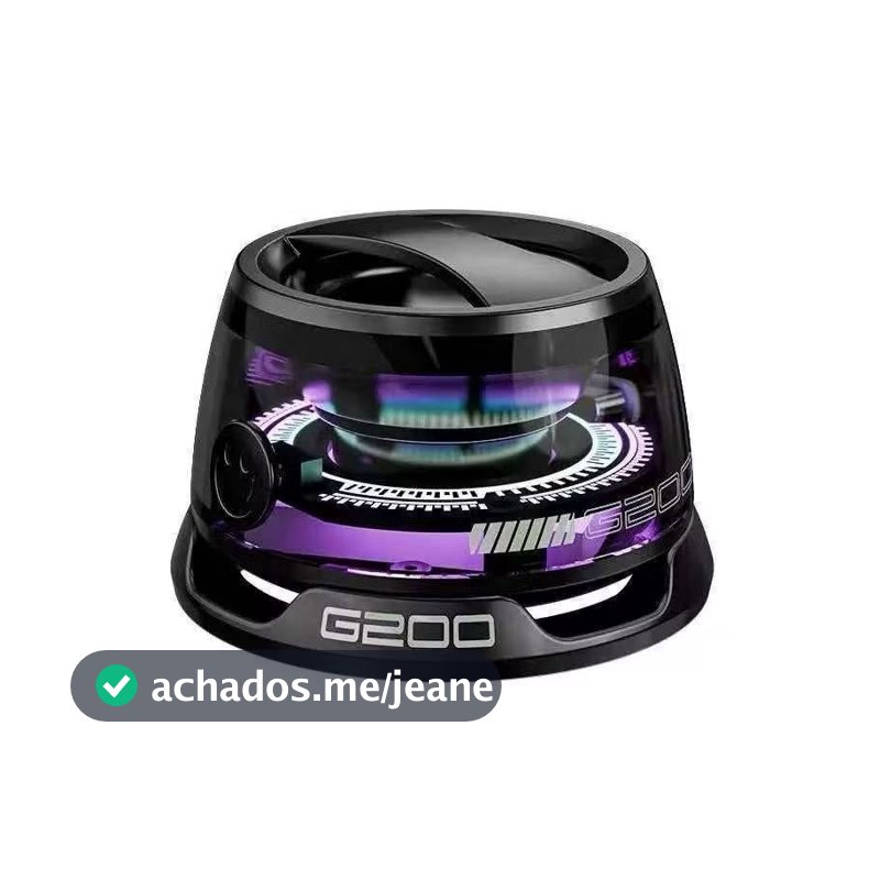 Caixa De Som LED Bluetooth magnético portátil atmosfera colorida RBG mini Speaker à prova d'água