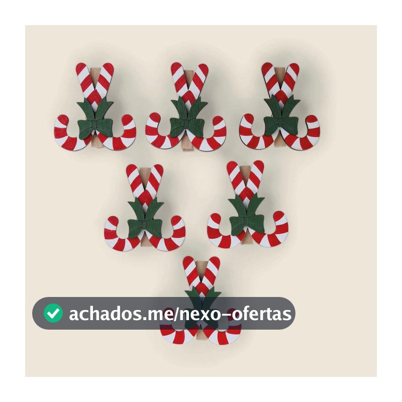 Kit de Prendedor Magic Poliéster com 6 Peças - A\CASA