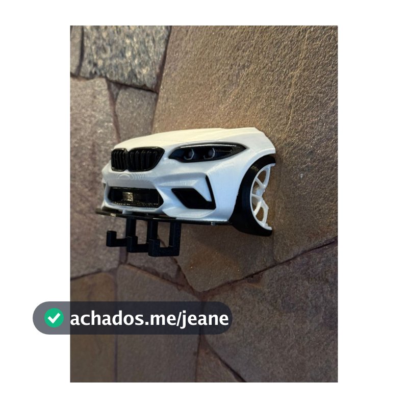 Porta-chaves BMW M2 Carro Decoração Garagem Gamer Geek