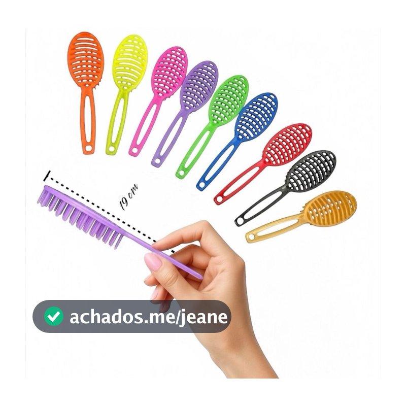 Kits 72, 30, 40 ou 60 Escova Oval de Cabelo – Profissional Salão de Beleza Uso Diário, Modelagem
