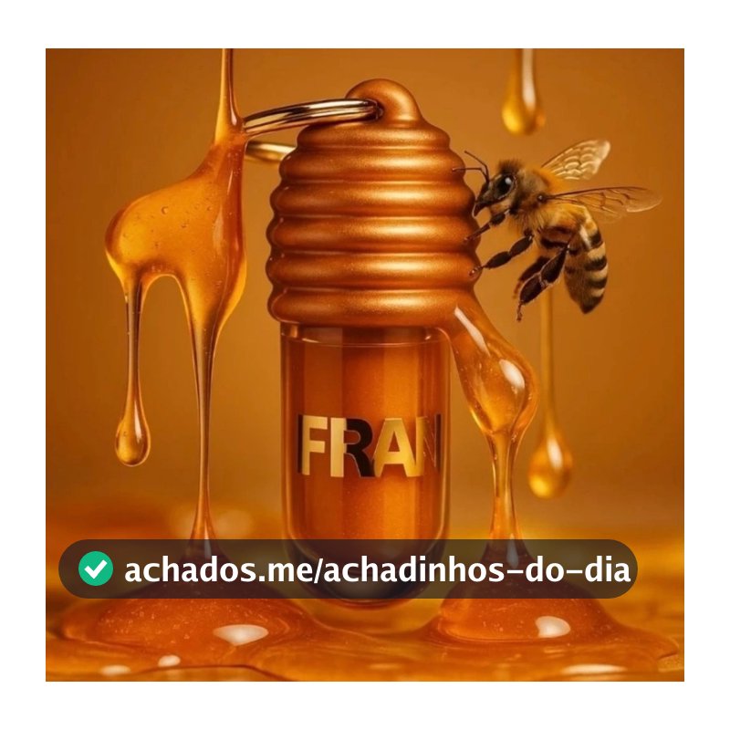 Gloss Labial de Mel fragrancia  e Hidratação Prolongada  - Chaveiro Gramour e Elegancia