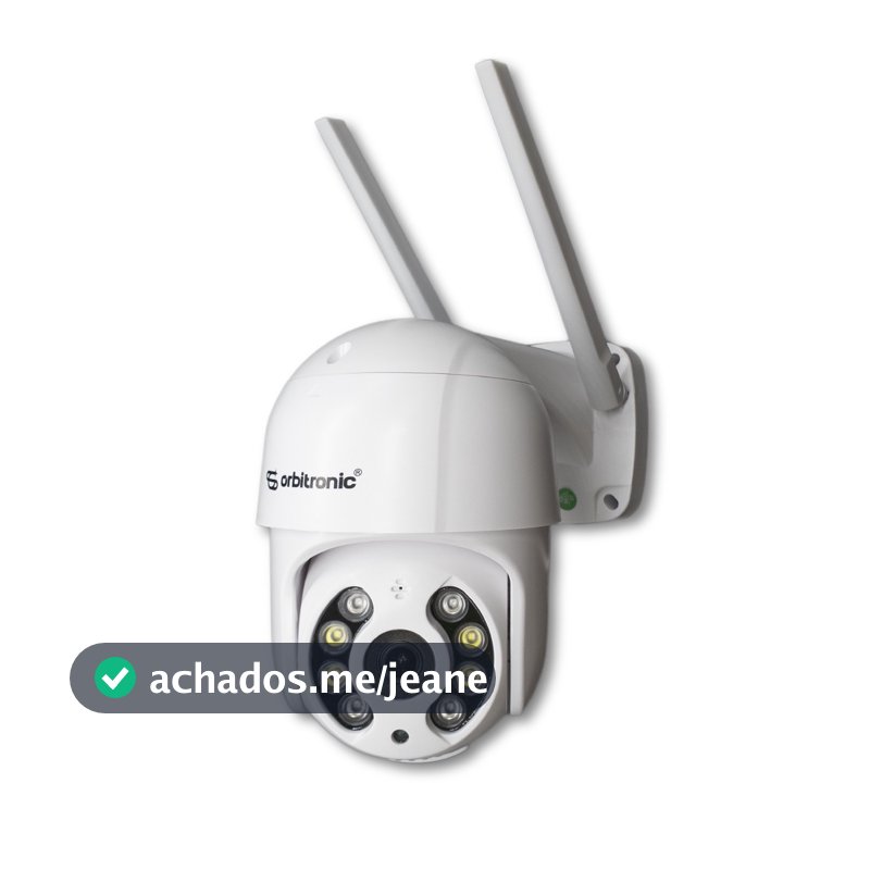 Câmera Externa Segurança Ip Infravermelho Wifi Hd Orbitronic
