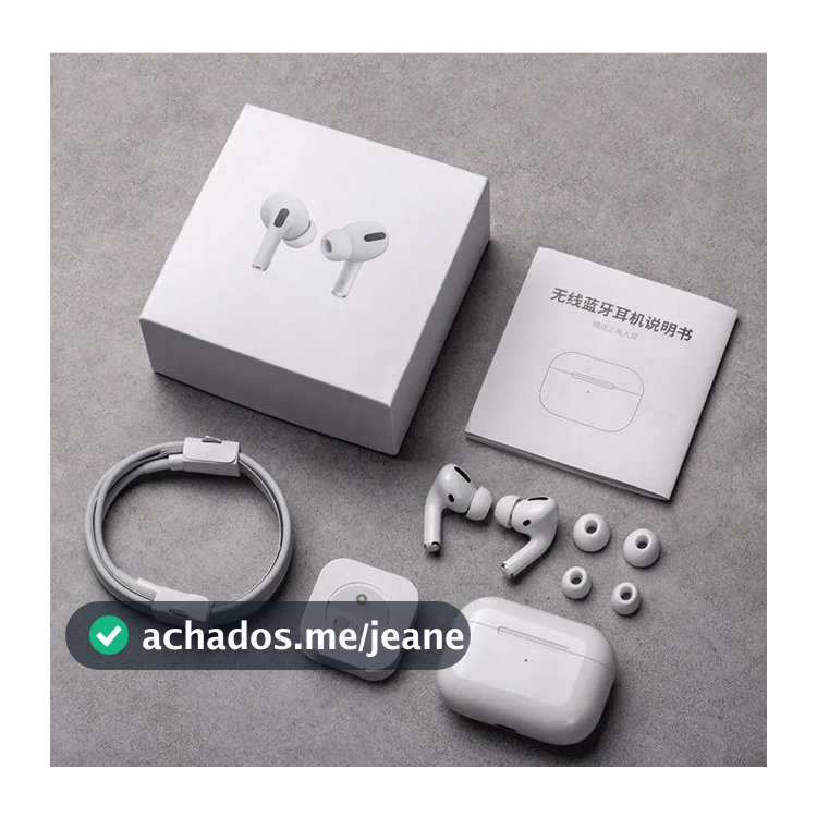 I Fone de Ouvido Sem Fio Airpods PRO Com Cancelamento De Ruído Bluetooth  Pop-Up para iOS Android