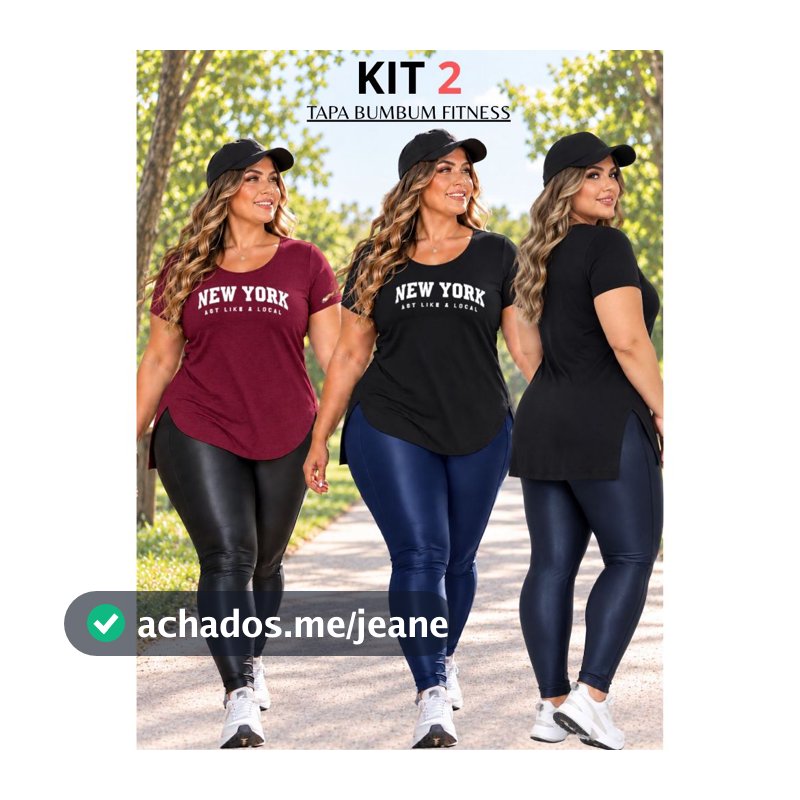 KIT 2 Camiseta Academia Feminina plus size Confortável Roupa para Academia, Corrida , Treino, Pilates Fitness Esporte