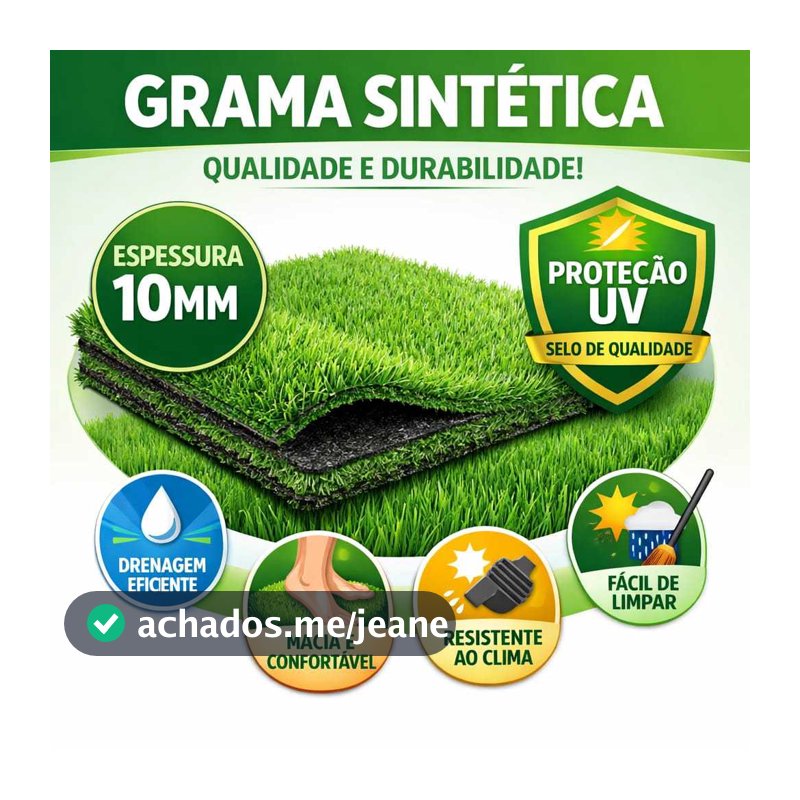 Grama sintética, tapete lavável higiênico, decoração, muro inglês, ou para seu pet, uso interno e externo. copa