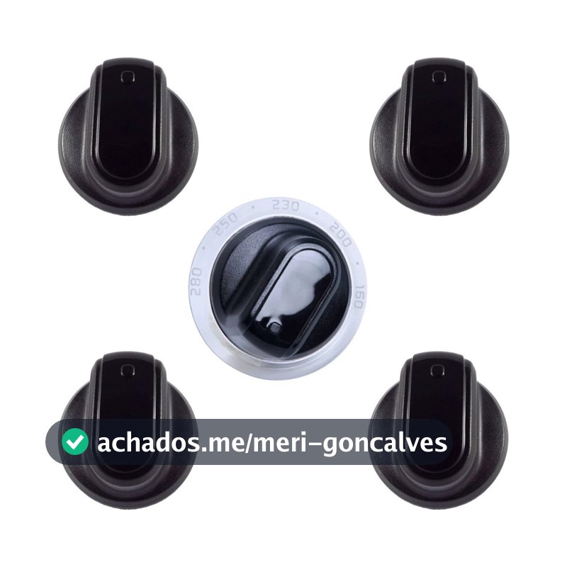 Kit Botões Brastemp W10516830 Forno + W10733149
