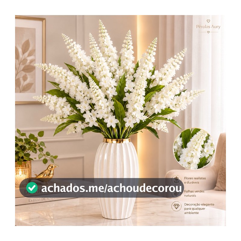 Buque de boca de Leão Artificial 60cm buquê flor casamento arranjo de flores decoração- HS801594