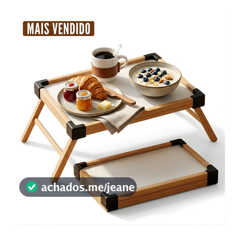 Mesinha De Café Da Manhã Bandeja De Servir Na Cama Pézinho Dobrável Mesa Cozinha Alta Qualidade