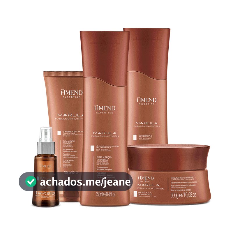 Amend Expertise KIT Marula Nutrition Completo com 5 Produtos