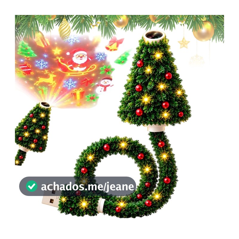 Luz De Projeção De Árvore De Natal , Projetor LED Plug-And-Play USB Com 6 Cenas Festivas , Lâmpada Flexível De Pescoço D