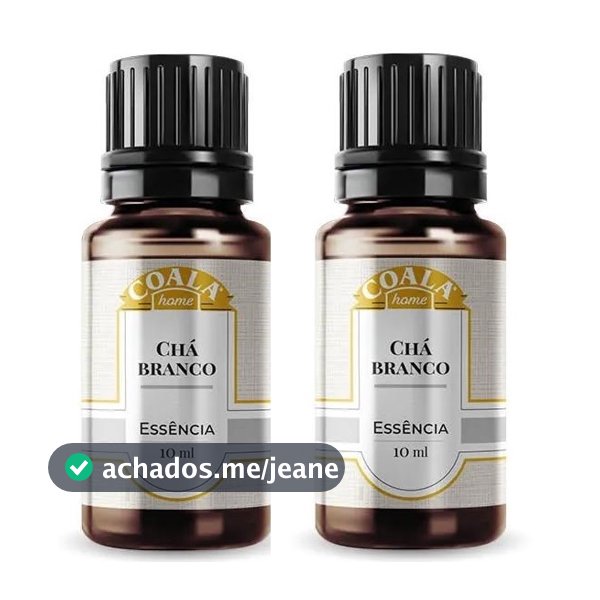 Kit 2 Unidades Coala Essência de Chá Branco 10ml