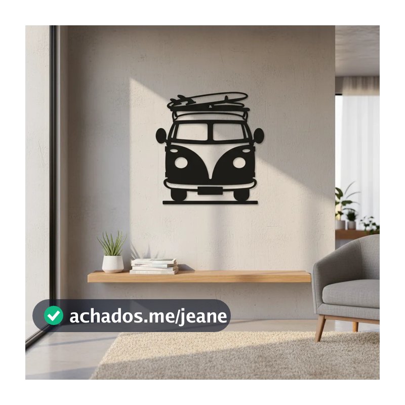 Quadro Decorativo de parede em MDF 3mm Kombi - acompanha dupla face
