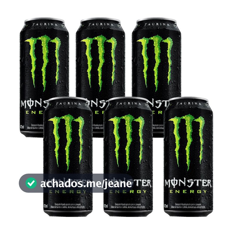 Energético Monster Energy Original 473ml - 6 Unidades