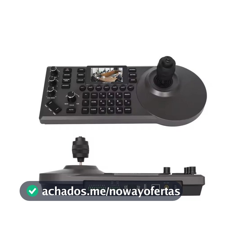 Mesa Controladora Joystick Câmera Ptz C/ Visor 3 Pol Ndi Top Original