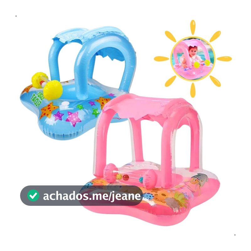 Boia de Bebê com Fralda Integrada Assento Seguro Infantil para Piscina--7117