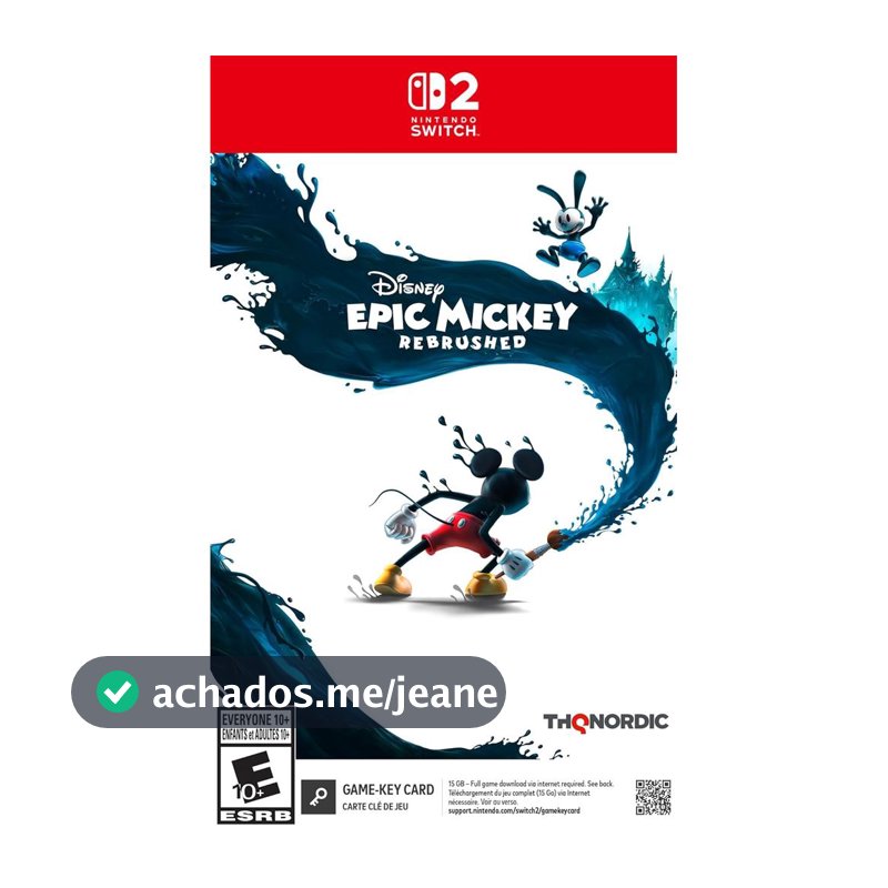 Disney Epic Mickey Rebrushed Switch 2