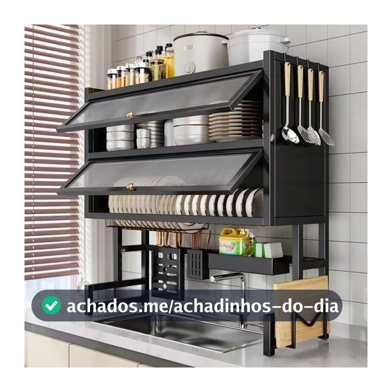 85cm Escorredor De Louça Suspenso Boutique   Kitchen Rack Aço Inoxidável Organizador Louça  Qualidade Pra Cozinha