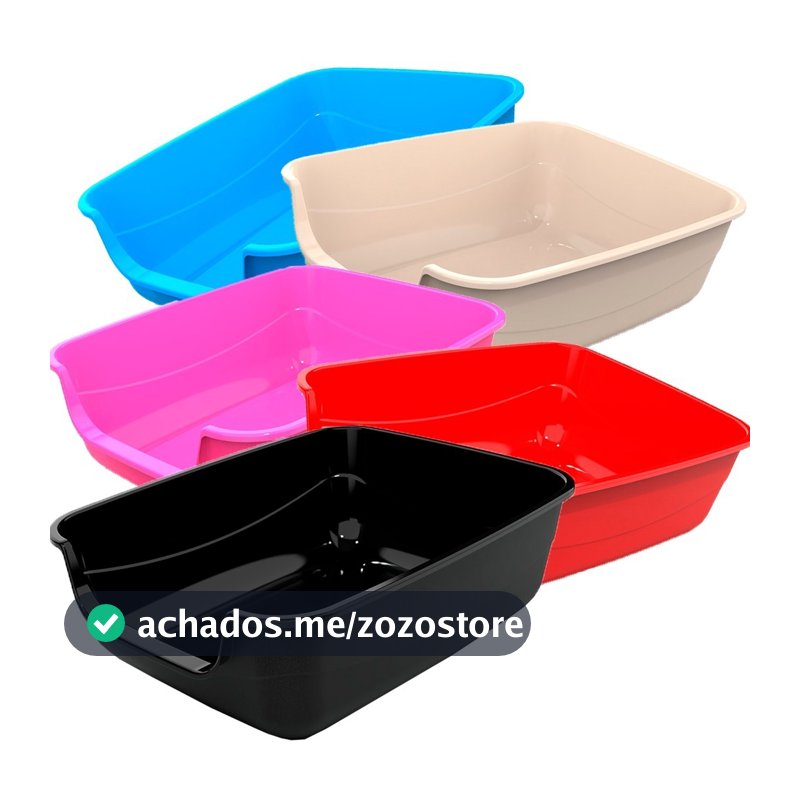 Caixa de Areia para Gatos Bandeja Caixona Big Alvorada Promoção Envio Imediato