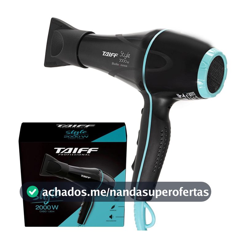 Secador De Cabelo Taiff Style Profissional Original 2000W