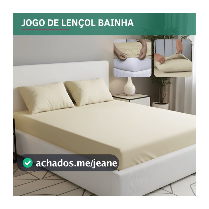 Jogo De Lençol 2 e 3 Peças Solteiro, Casal, Queen E King Toque Sedoso Macio Design Moderno Premium