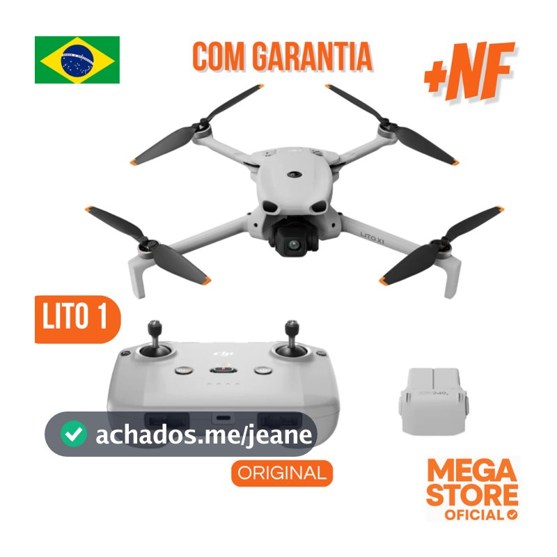 Drone DJI Lito 1 Standard (Sem tela) Profissional 4K